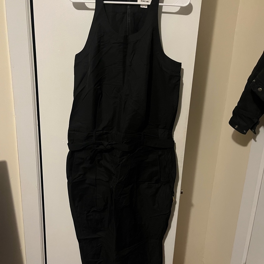 Helmut lang Black Sleeveless Jumpsuit